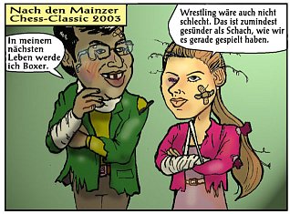 Schachkarikatur: Vishy Anand