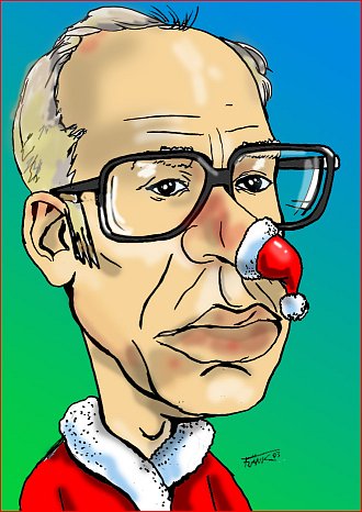 Schachkarikatur: Robert Hübner