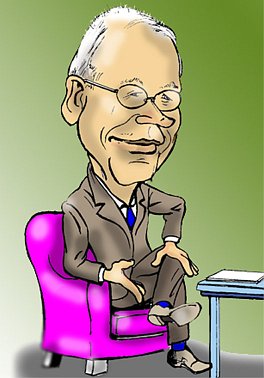 Schachkarikatur: Vishy Anand