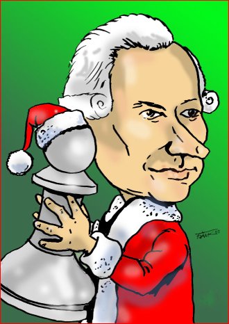 Schach-Karikatur Francois-André Danican Philidor