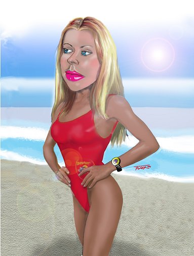 Schach-Karikatur Regina Pokorna