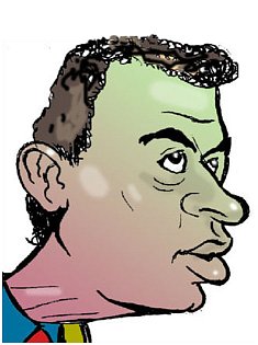 Schachkarikatur: Vishy Anand