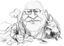 Karikatur Egidius Braun