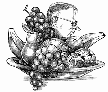 Karikatur Max Euwe